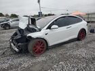 2022 Tesla Model X White vin: 7SAXCBE64NF359717
