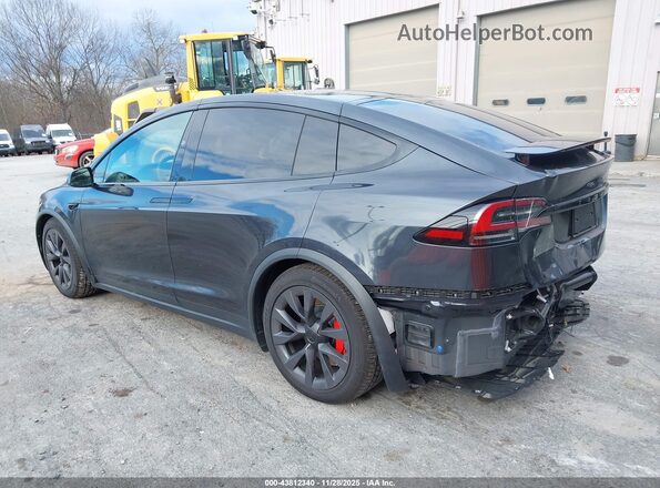7SAXCBE64SF470022 2025 TESLA MODEL X Серый Задняя левая четверть