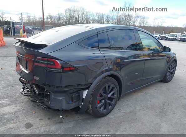 7SAXCBE64SF470022 2025 TESLA MODEL X Серый Задняя правая четверть