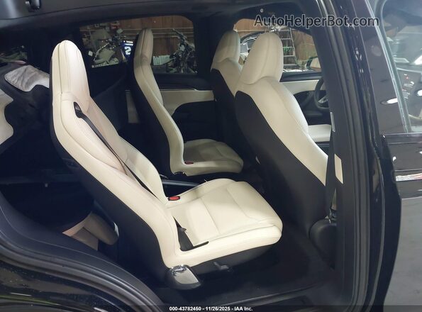 7SAXCBE66RF460974 2024 TESLA MODEL X Black Widok naklejki z numerem VIN