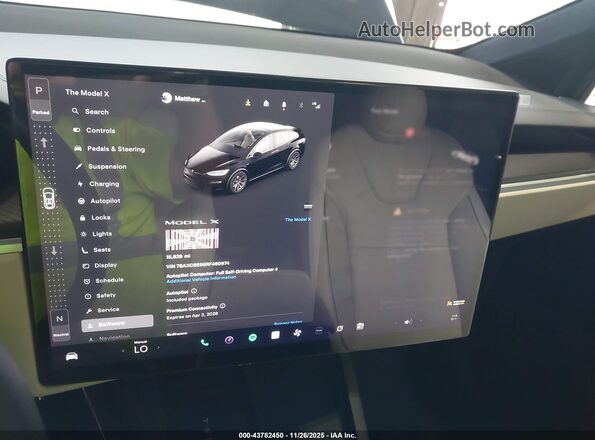 7SAXCBE66RF460974 2024 TESLA MODEL X Black 