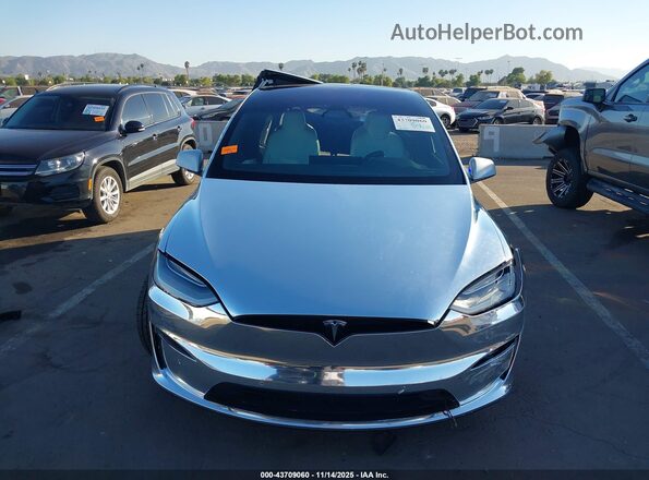 7SAXCBE68NF331760 2022 TESLA MODEL X Белый Вид щитка приборов
