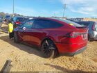 2024 Tesla Model X Long Range Красный vin: 7SAXCDE54RF440628