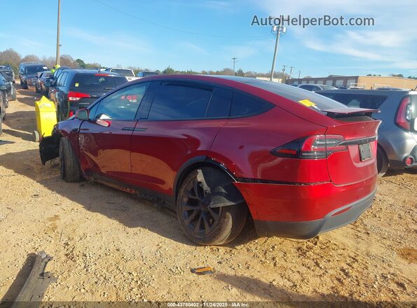 7SAXCDE54RF440628 2024 TESLA MODEL X Красный Задняя левая четверть