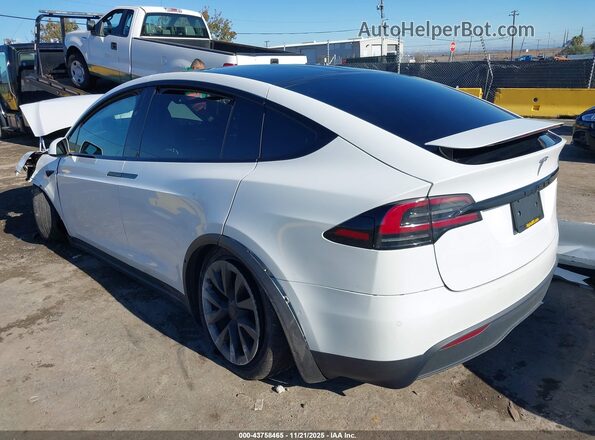 7SAXCDE55NF339480 2022 TESLA MODEL X Белый Задняя левая четверть