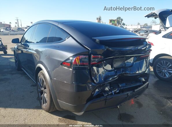 7SAXCDE55RF458622 2024 TESLA MODEL X Черный Задняя левая четверть