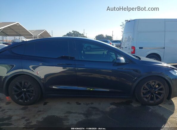 7SAXCDE55RF458622 2024 TESLA MODEL X Черный Вид задней части салона