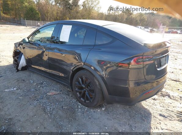 7SAXCDE57RF459268 2024 TESLA MODEL X Черный Задняя левая четверть