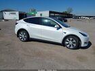 2022 Tesla Model Y Long Range Dual Motor All-wheel Drive White vin: 7SAYGAEE0NF536449