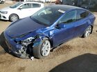 2022 Tesla Model Y Blue vin: 7SAYGAEE8NF545383