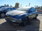 2025 Tesla Model Y Long Range Dual Motor Rear-wheel Drive Gray vin: 7SAYGDED1SA368287