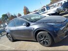 2025 Tesla Model Y Long Range Dual Motor Rear-wheel Drive Gray vin: 7SAYGDED1SA368287