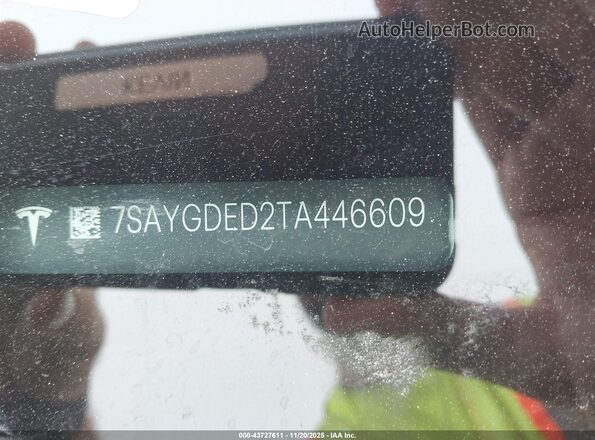 7SAYGDED2TA446609 2026 TESLA MODEL Y Black 