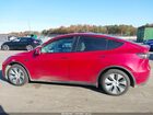 2022 Tesla Model Y Long Range Dual Motor All-wheel Drive Red vin: 7SAYGDEE0NF391625