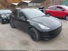 2022 Tesla Model Y Long Range Dual Motor All-wheel Drive Black vin: 7SAYGDEE1NF356432