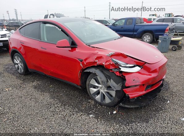 7SAYGDEE3NF461831 2022 TESLA MODEL Y Red Przód prawy