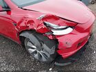 2022 Tesla Model Y Long Range Dual Motor All-wheel Drive Red vin: 7SAYGDEE3NF461831