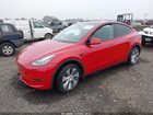 2022 Tesla Model Y Long Range Dual Motor All-wheel Drive Red vin: 7SAYGDEE3NF461831