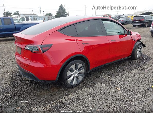 7SAYGDEE3NF461831 2022 TESLA MODEL Y Red Tył prawy