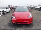 2022 Tesla Model Y Long Range Dual Motor All-wheel Drive Red vin: 7SAYGDEE3NF461831