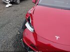 2022 Tesla Model Y Long Range Dual Motor All-wheel Drive Red vin: 7SAYGDEE3NF461831