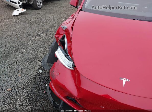 7SAYGDEE3NF461831 2022 TESLA MODEL Y Red 