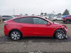 2022 Tesla Model Y Long Range Dual Motor All-wheel Drive Red vin: 7SAYGDEE3NF461831