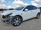 2022 Tesla Model Y Белый vin: 7SAYGDEE6NF327170