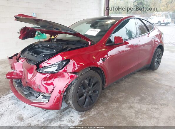 7SAYGDEE6SF237450 2025 TESLA MODEL Y Red Przód lewy