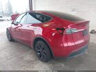 2025 Tesla Model Y Long Range Dual Motor All-wheel Drive Red vin: 7SAYGDEE6SF237450