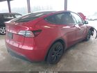 2025 Tesla Model Y Long Range Dual Motor All-wheel Drive Red vin: 7SAYGDEE6SF237450