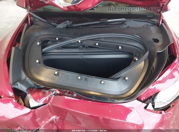 7SAYGDEE6SF237450 2025 TESLA MODEL Y Red Widok z tyłu