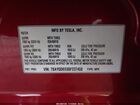 2025 Tesla Model Y Long Range Dual Motor All-wheel Drive Red vin: 7SAYGDEE6SF237450