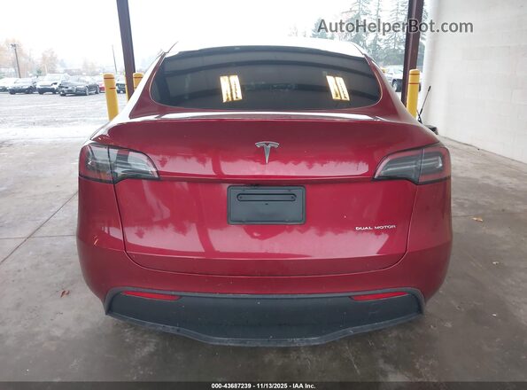 7SAYGDEE6SF237450 2025 TESLA MODEL Y Red 