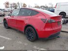 2022 Tesla Model Y Long Range Dual Motor All-wheel Drive Red vin: 7SAYGDEE8NF310077