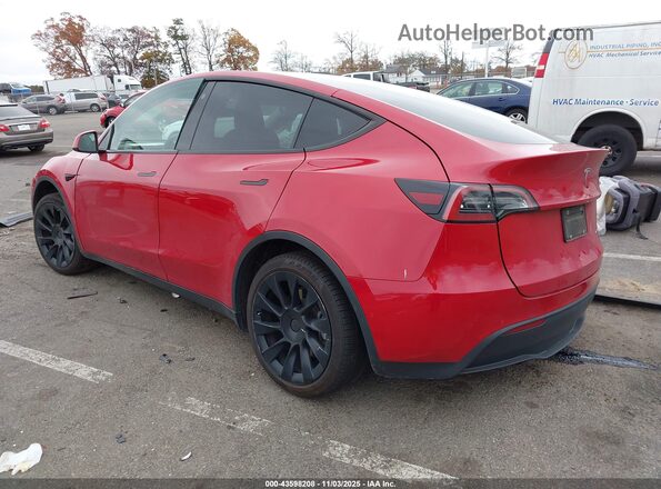 7SAYGDEE8NF310077 2022 TESLA MODEL Y Red Tył lewy