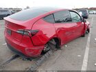 2022 Tesla Model Y Long Range Dual Motor All-wheel Drive Red vin: 7SAYGDEE8NF310077