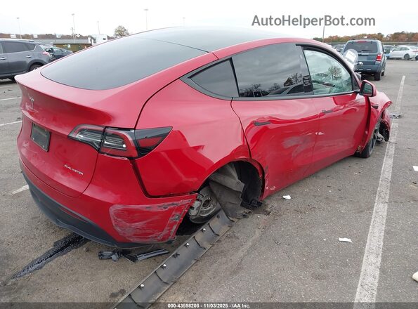 7SAYGDEE8NF310077 2022 TESLA MODEL Y Red Tył prawy