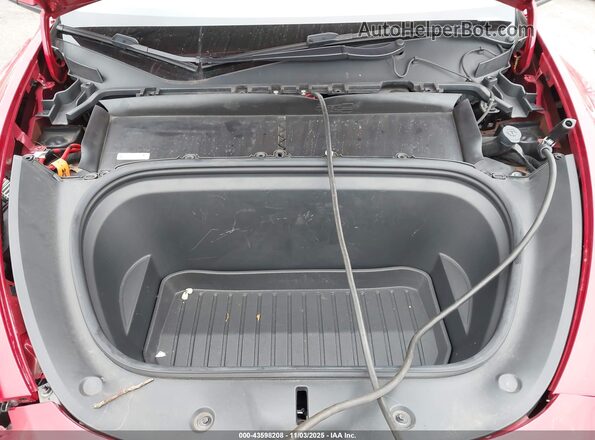 7SAYGDEE8NF310077 2022 TESLA MODEL Y Red Widok z tyłu