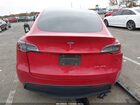 2022 Tesla Model Y Long Range Dual Motor All-wheel Drive Red vin: 7SAYGDEE8NF310077