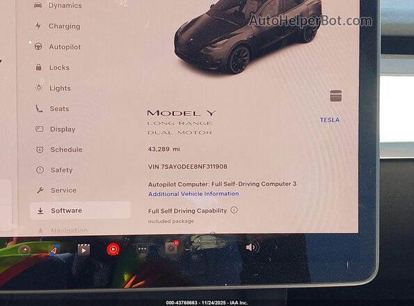 7SAYGDEE8NF311908 2022 TESLA MODEL Y Gray Rear seats view