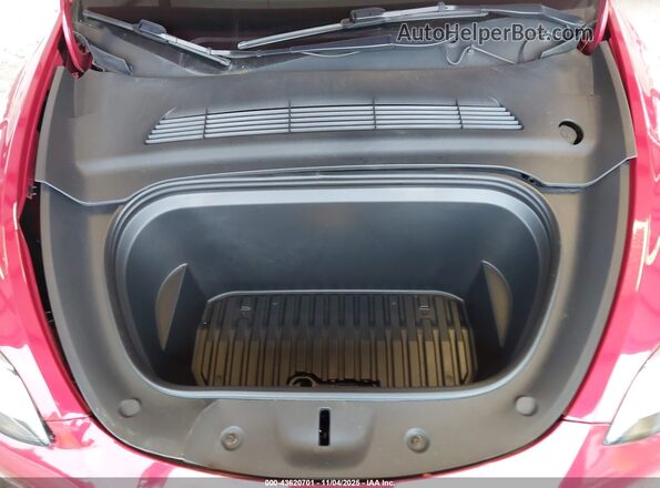 7SAYGDEE8NF479998 2022 TESLA MODEL Y Red Widok z tyłu