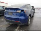 2022 Tesla Model Y Long Range Dual Motor All-wheel Drive Blue vin: 7SAYGDEE8NF504463