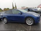 2022 Tesla Model Y Long Range Dual Motor All-wheel Drive Blue vin: 7SAYGDEE8NF504463