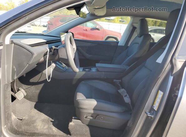 7SAYGDEE8TA385775 2026 TESLA MODEL Charcoal Вид салону спереду