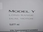 2026 Tesla Model Y Long Range Dual Motor All-wheel Drive/long Range Launch Series White vin: 7SAYGDEE8TF409950