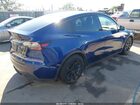 2022 Tesla Model Y Long Range Dual Motor All-wheel Drive Blue vin: 7SAYGDEEXNF393379