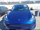 2022 Tesla Model Y Long Range Dual Motor All-wheel Drive Blue vin: 7SAYGDEEXNF393379