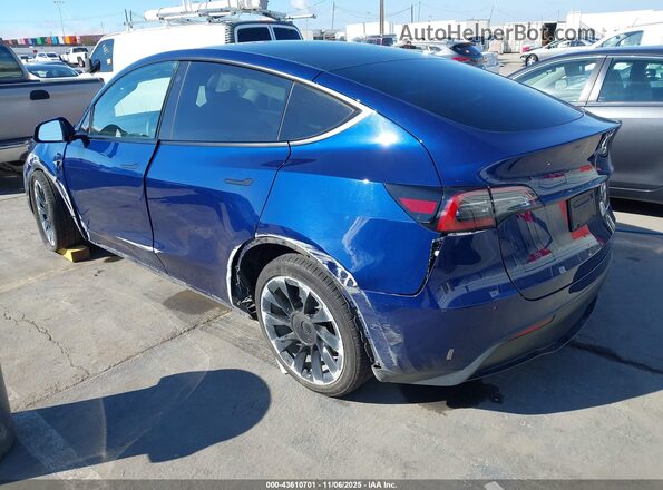 7SAYGDEEXNF393379 2022 TESLA MODEL Y Blue Tył lewy