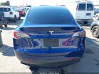 2022 Tesla Model Y Long Range Dual Motor All-wheel Drive Blue vin: 7SAYGDEEXNF393379